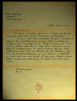 Third Letter, found in the Mansion's Study