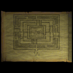 Map of the Graveyard Maze. In one of the cells of Belial's Prison.