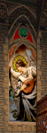 Angel with lyre.