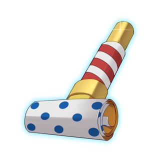 party horn blower png