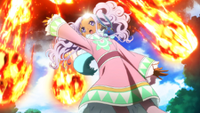 Meredy Raining Fireballs (降り注ぐ業火) メルディが大切な人たち……絶対守る！