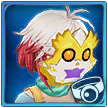 Pascal Sunscreen Ranger Yellow Mask (Front) (サンオイルスター・イエローのお面 (正面))