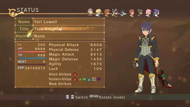 tales of vesperia costumes true knight