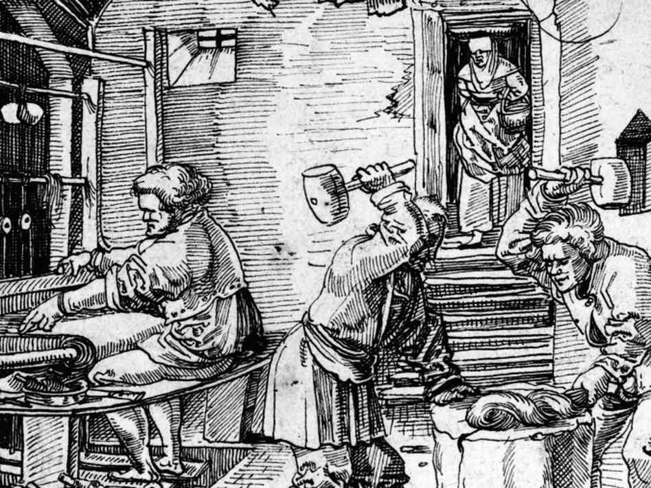 цехи и гильдии в средневековье. каменщики средневековья среднев картинах. сапожник средние века. ремесло цехи и гильдии. ремесленник англия 16 век.