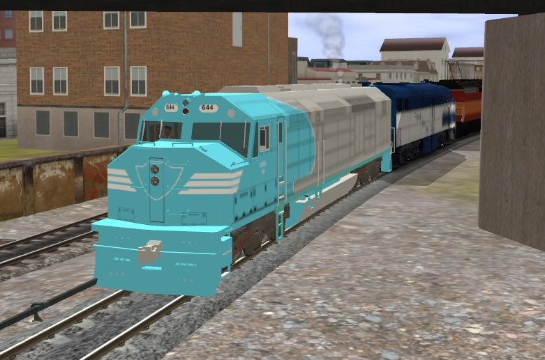 【希少】misha and puff花鉄 basil railroad 3Y Atlas Master 10004302 - GE DASH 8-39B DC Silent Providence