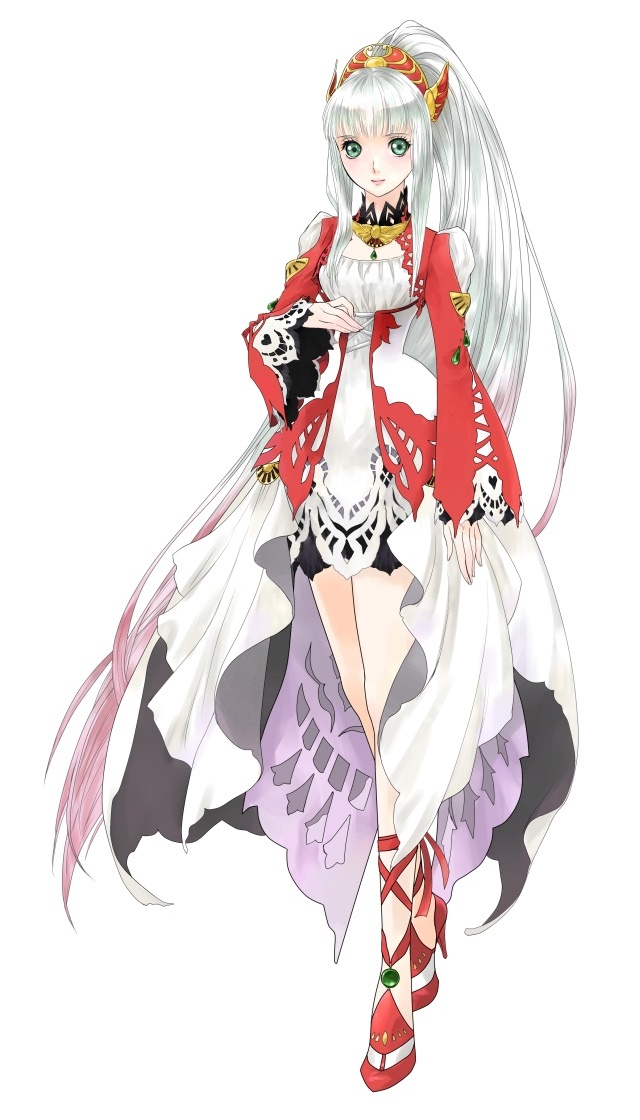 Tales of Zestiria the X Lailah White Pink Cosplay Wig