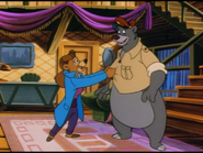 (E61 - Your Baloo's in the Mail) Becky asking Baloo where the stamp is