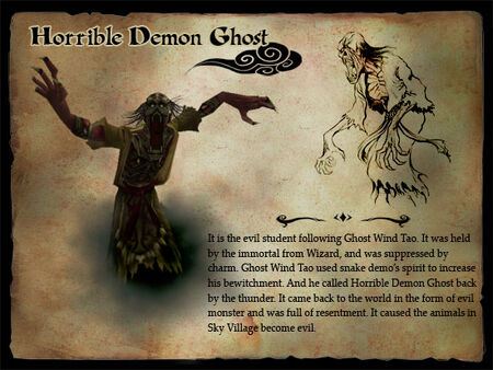 Horrible Demon Ghost