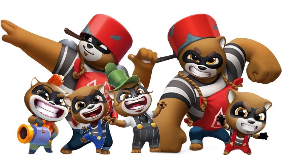 The Rakoonz | Talking Tom and Friends Fanon Wiki | Fandom