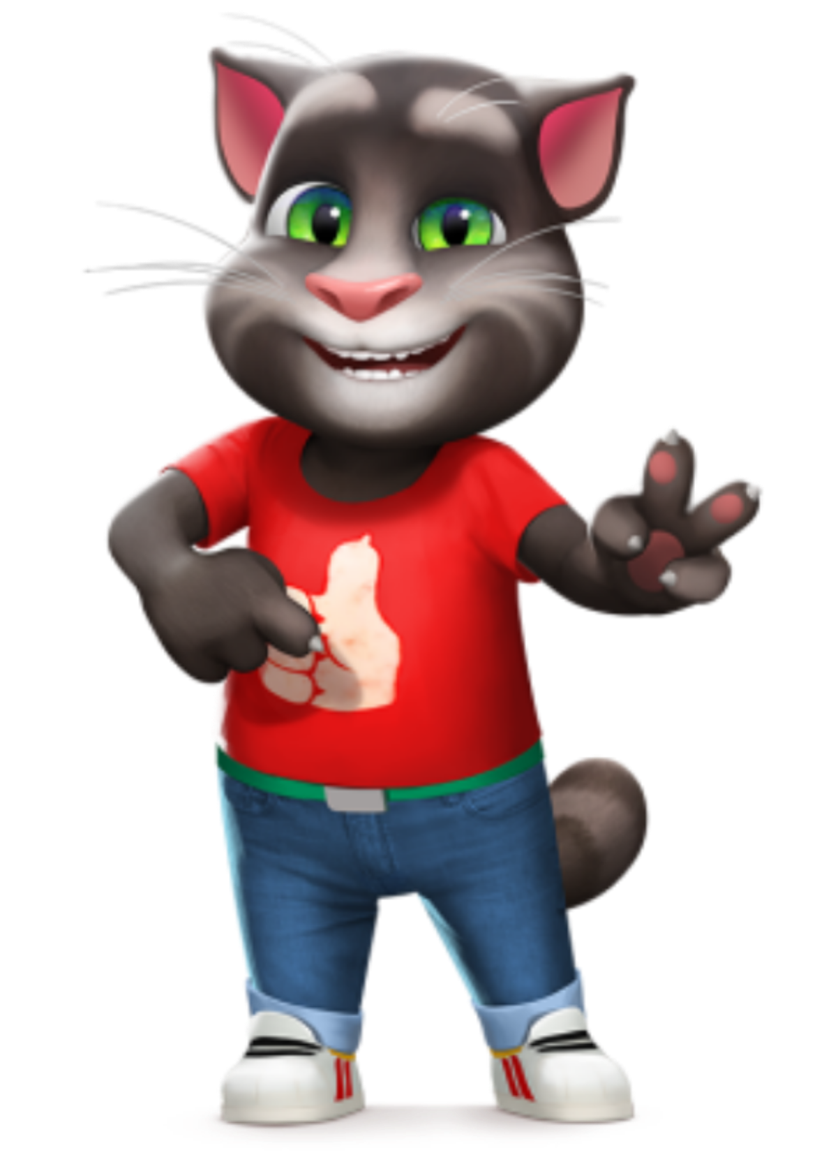 Meu gatinho Tom ficou acordou todo sujo no jogo Talking Tom 2 (Meu