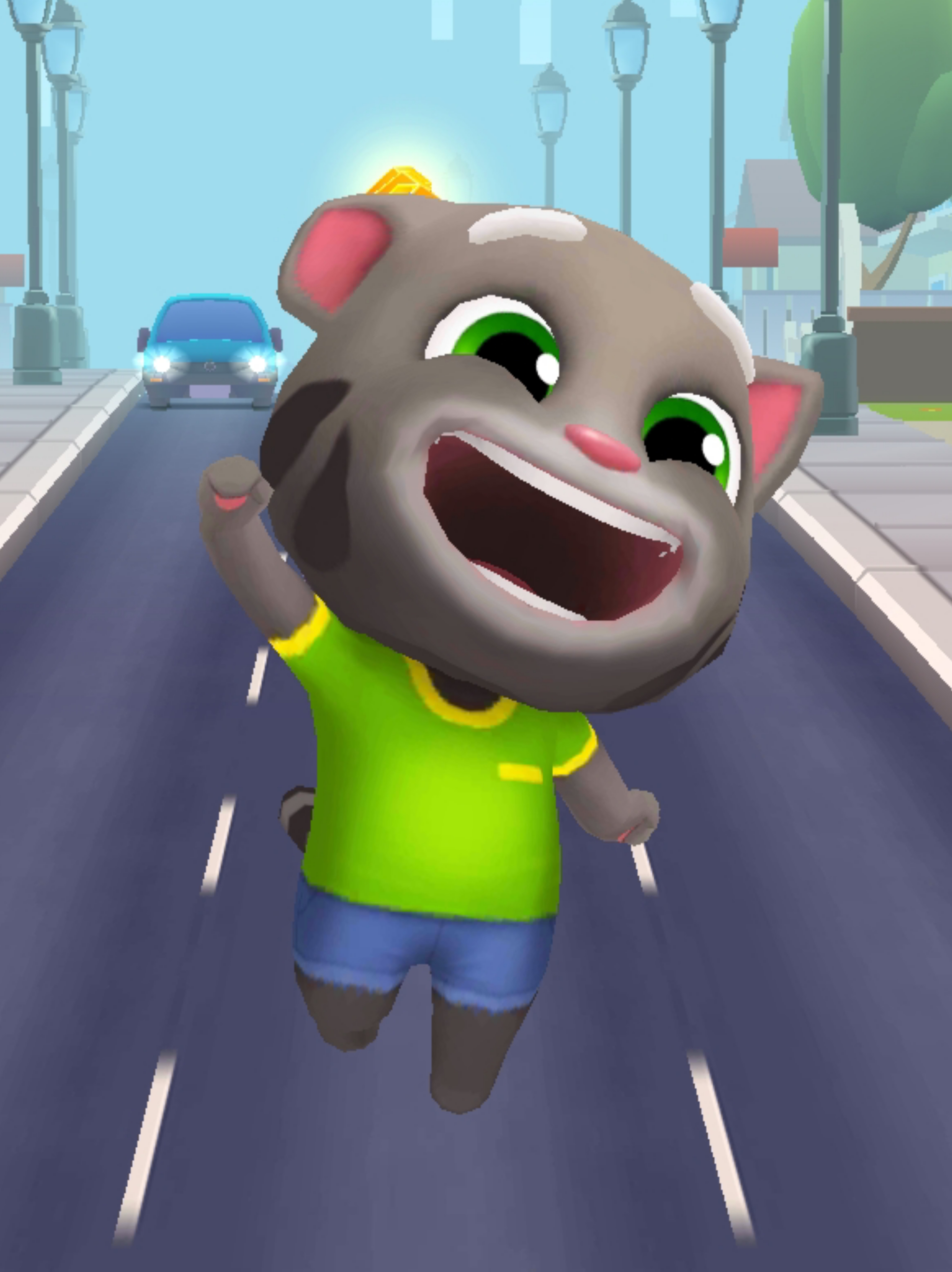 Talking Tom: Corrida do Ouro (Gold Run) - RODOVIA DO HANK - Game