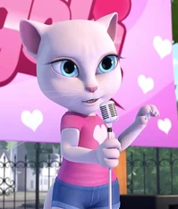 Анджела на выступлении