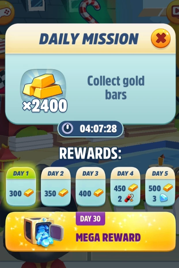 Missions (pre-7.1) | Talking Tom Gold Run Wikia | Fandom
