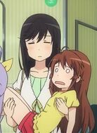 Hotaru carrying Komari.