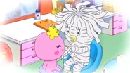 Houtaiko sensei with flowertchi.png (535 KB) Ms. Houtaiko caring for Violetchi in GO-GO Tamagotchi!