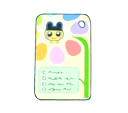 Mametchi's Dream School ID card