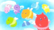 The eight Dreambakutchis in the anime