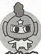 Knighttchi in a manga panel from GOGO♪ Tamagotchi!