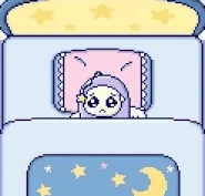 Asking to be pet before going to sleep (Smart)