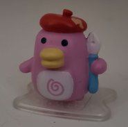 Ekakitchi as depicted in the Tamagotchi School figurine set