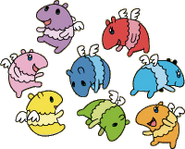 Artwork of all the Dreambakutchis