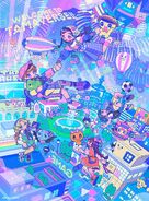 Concept artwork for Tamagotchi Uni commercial