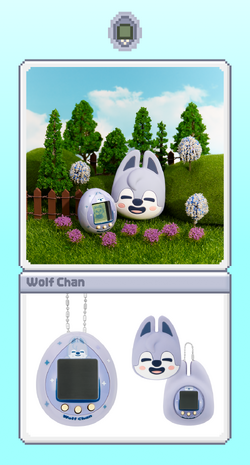 Stray Kids SKZOO たまごっち Wolf Chan SKZOO Tamagotchi | Tamagotchi Wiki | Fandom