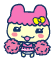 Chamametchi wearing a Cheerleader