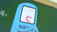 Mr. Dentaku smiling