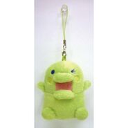 Winking plush cleaning keychain