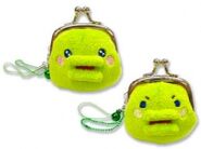 Mini clasp pouch with different expressions