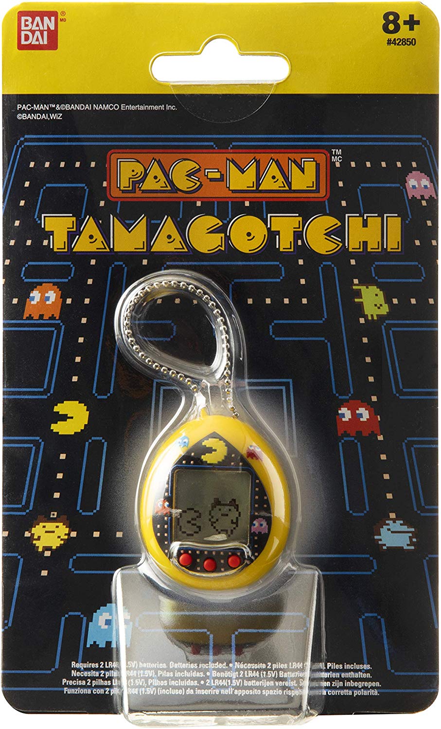 PAC-MAN TAMAGOTCHI NANO ELECTRONIC PET BANDAI NAMCO RETRO GAME TOY YELLOW 