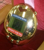 GOTCH KING Deka on model throne