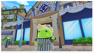 Kuchipatchi outside the Galette Shop