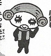 Ms. Modetchi in a manga panel from GOGO♪ Tamagotchi!