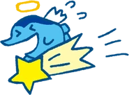 Riding a shooting star