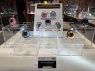 The five shells on display at a ONE PIECE event
