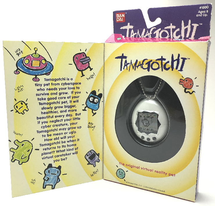 Tamagotchi Original Gen 1 English Clear Yellow 1996-1997 Bandai for sale online 