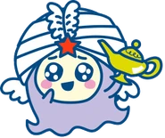 Dressed in an Arabian outfit