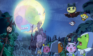 Tsukitchi's appearance in Vampire Mametchi