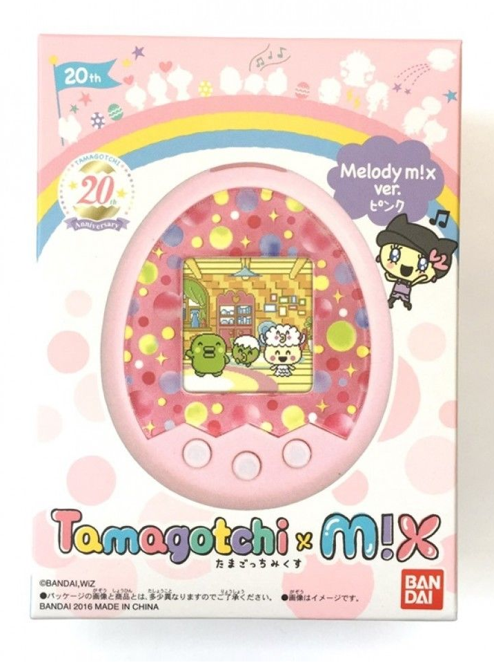 Tamagotchi Sanrio m!x mix Virtual Pet Japan Kawaii Cute with Box yellow 