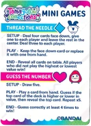 Thread the Needle & Guess the Number rules