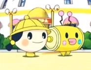 Kandentchi with Jidoutchi in Tamagotchi: Happiest Story in the Universe!