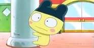 Mametchi falling off the loop