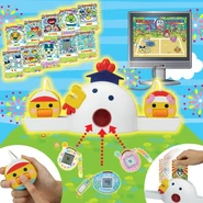 A toy console based off Tamagotchi School