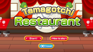 Tamagotchi Restaurant start screen