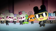 Mametchi as a Evil Shades