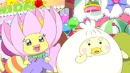 Chukatchi wearing a steamed bun costume