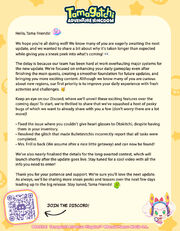 TAK UpdateLetter May7