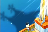 The legendary lifeform under Papamametchi's boat